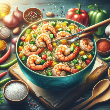 Deliciosa Receta de Arroz con Camarones y Verduras: ¡Fácil y Rápida!