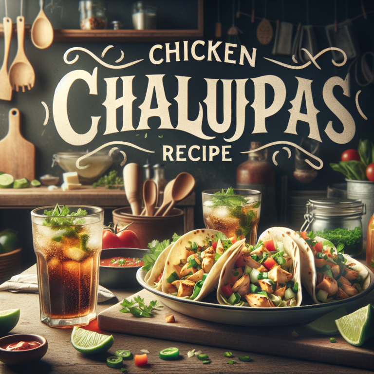Deliciosa Receta de Chalupas de Pollo: Fácil y Rápida de Preparar