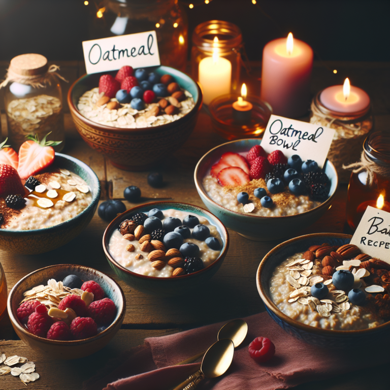 Las Mejores Recetas de Bowls de Avena: Deliciosas y Nutritivas para Tu Desayuno