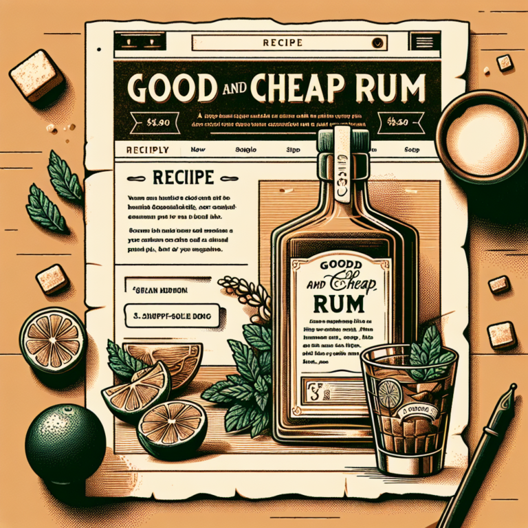 Descubre el Mejor Ron Bueno y Barato: 5 Recetas de C&oacute;cteles Irresistibles