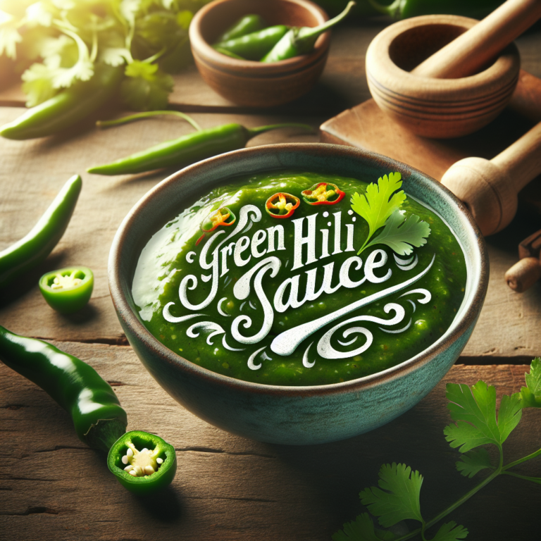 Receta F&aacute;cil de Salsa de Chile Verde: Aut&eacute;ntico Sabor Mexicano