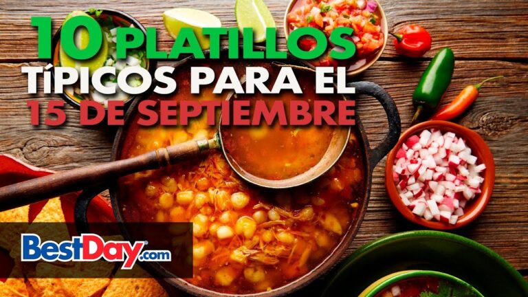Delicias de las Comidas T&iacute;picas del 15 de Septiembre