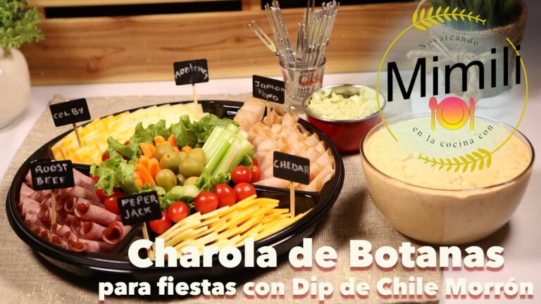 Charolas Botaneras Perfectas para Fiestas