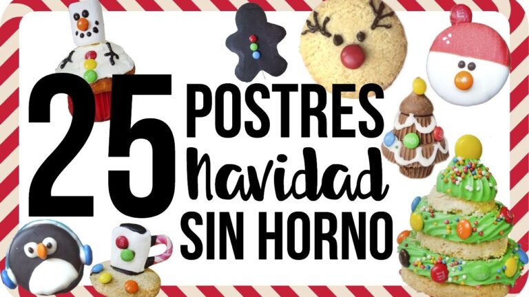 Deliciosas Recetas Navide&ntilde;as para Ni&ntilde;os Sin Horno