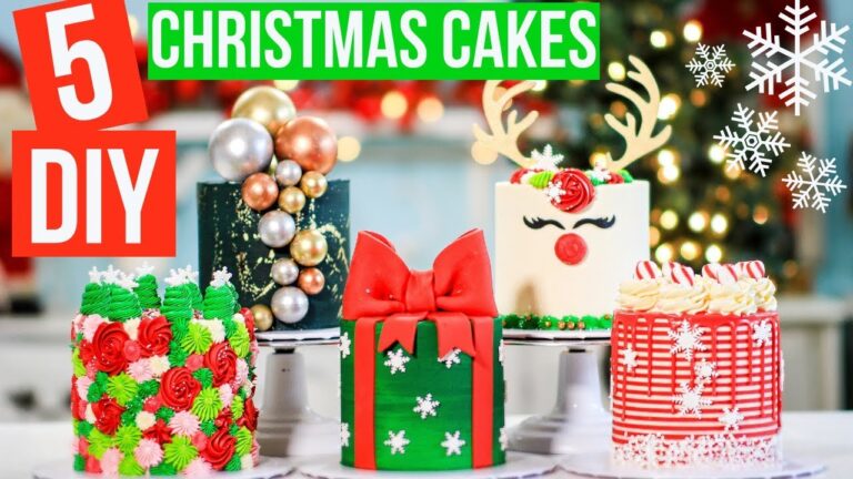 Deliciosos Pasteles Navideños Elegantes para Sorprender