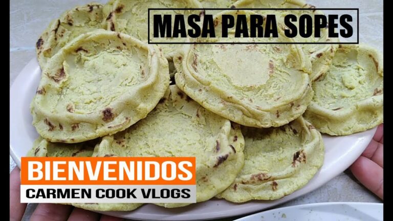 Guía Rápida para Preparar Masa Perfecta para Sopes