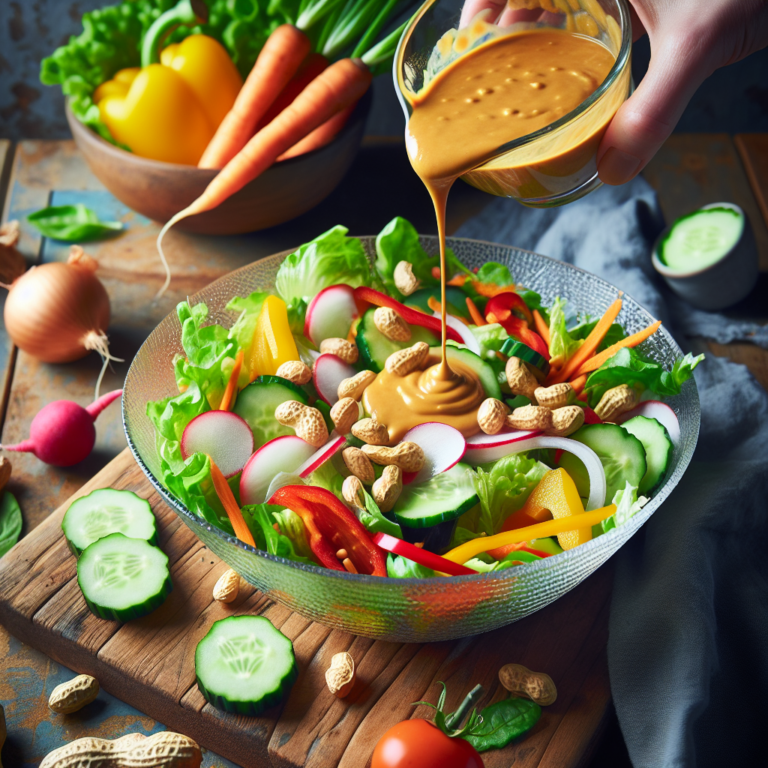 Delicioso Aderezo de Cacahuate para Ensalada: Receta Fácil y Saludable