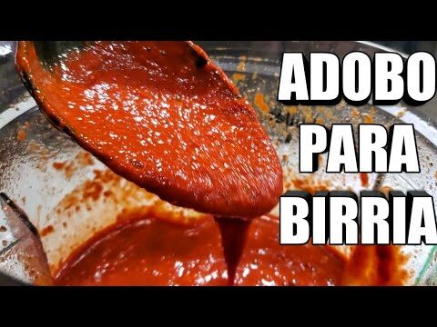 Delicioso adobo para birria al estilo Jalisco
