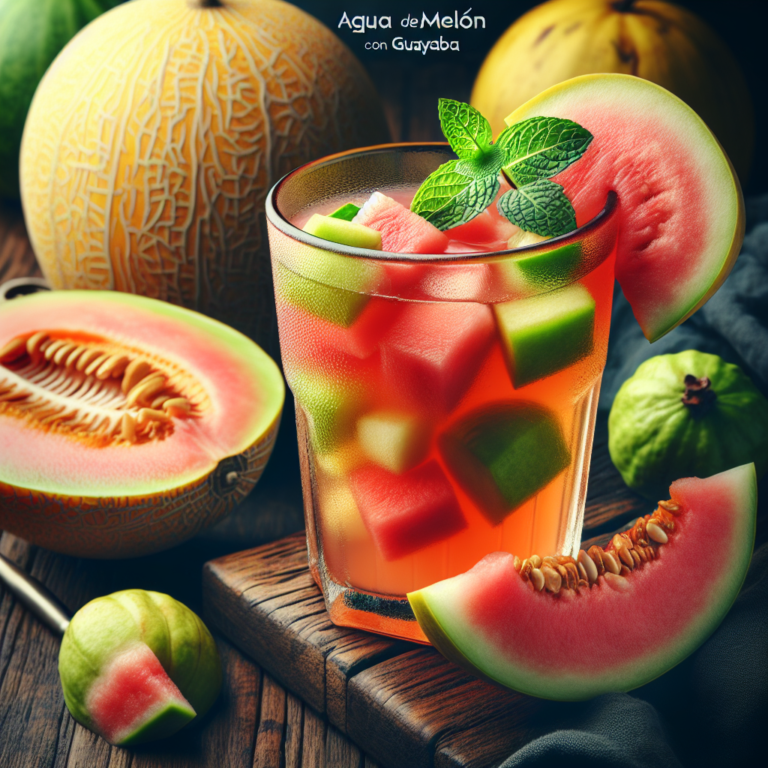 Refrescante Agua de Melón con Guayaba: Receta Fácil y Saludable