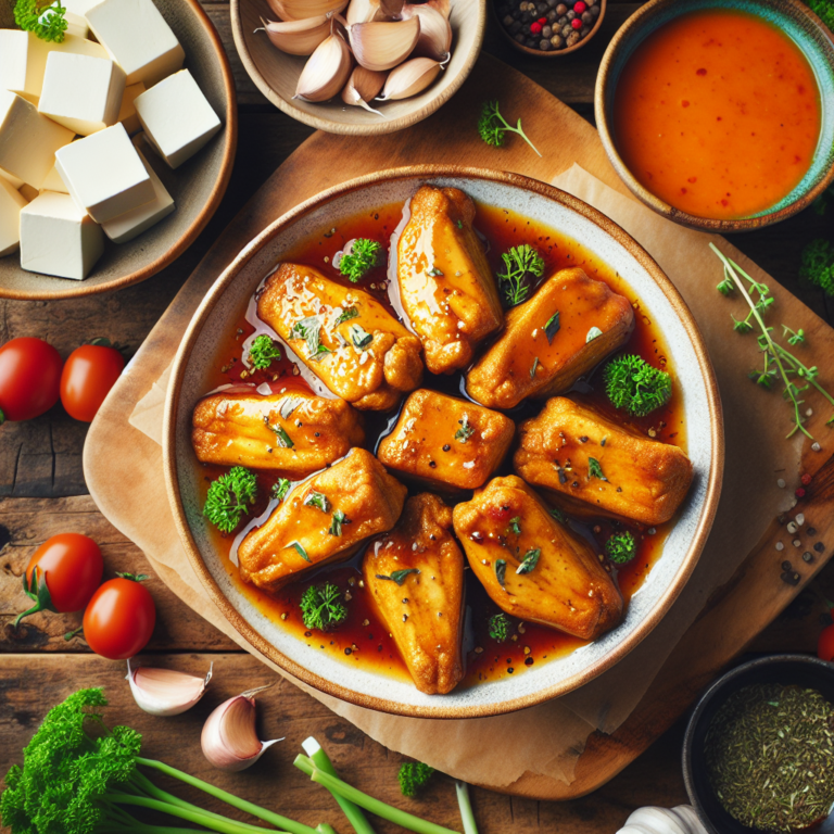 Deliciosas Alitas de Tofu: Receta Vegana Crujiente y Sabrosa