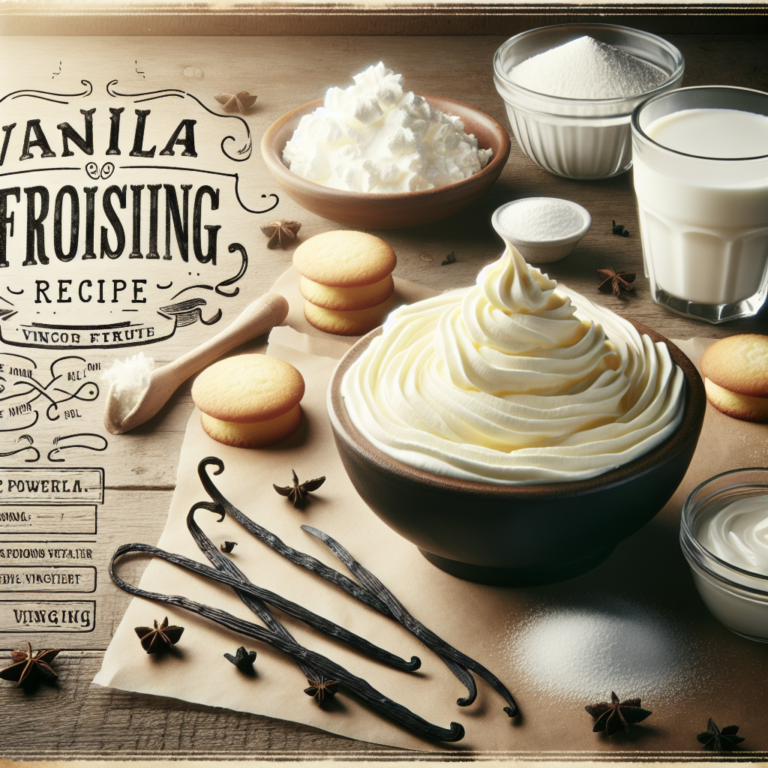 Delicioso Betún de Vainilla: Receta Fácil y Rápida para Decorar Tus Postres