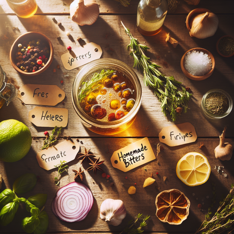 C&oacute;mo Hacer Bitters Caseros: Receta Sencilla y Sabrosa