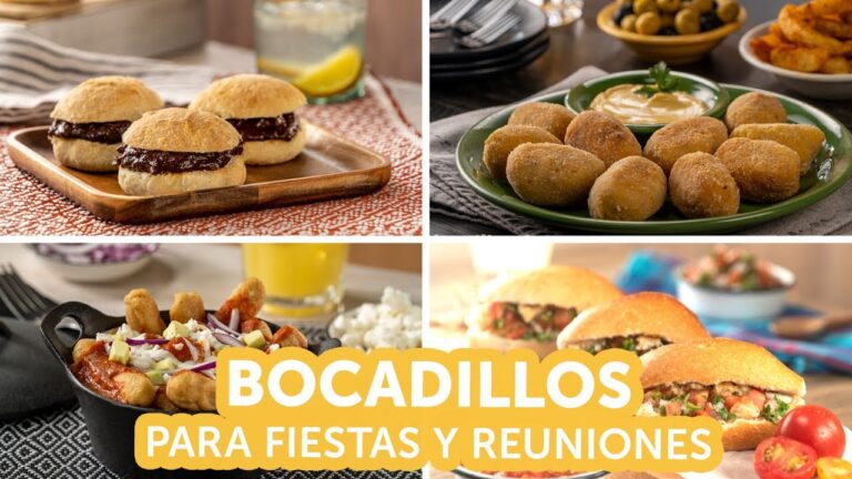 Deliciosos bocadillos para fiestas nocturnas