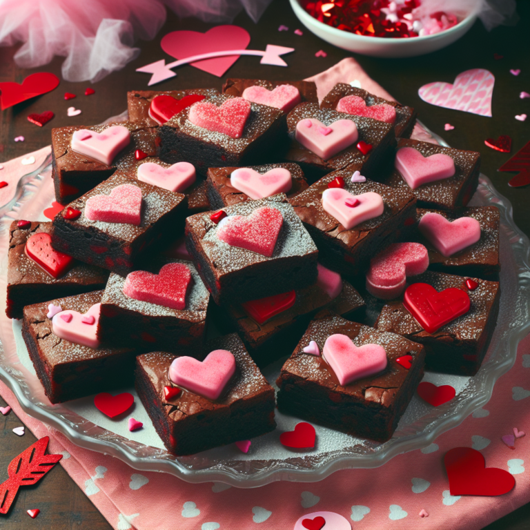 Deliciosos Brownies de San Valent&iacute;n: &iexcl;La Receta Perfecta para Sorprender a Tu Pareja!