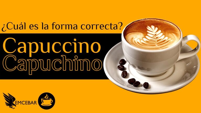 Cómo se Escribe Capuchino Correctamente