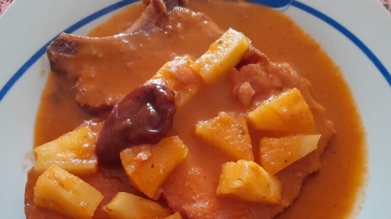 Chuletas a la Hawaiana con Chipotle: Sabor y Sencillez en la Cocina