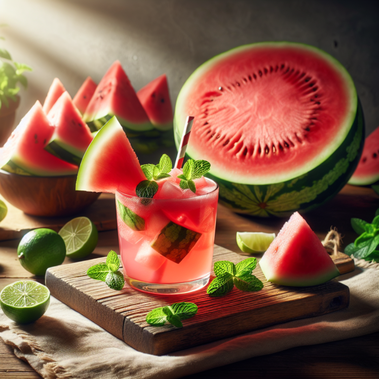 Refrescante Coctel de Sand&iacute;a: Receta F&aacute;cil para el Verano