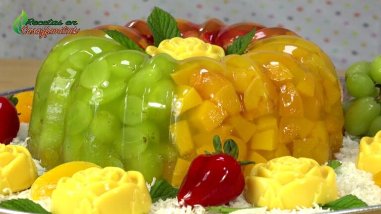 Gelatina de Fruta: Receta Fácil y Deliciosa