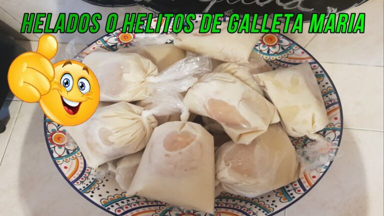 Deliciosos Hielitos de Galleta María: Receta Fácil y Refrescante