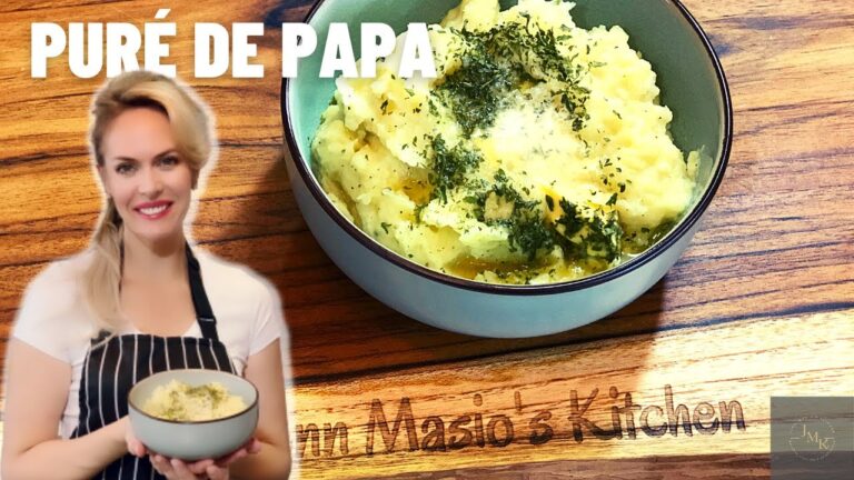 C&oacute;mo preparar pur&eacute; de papa cremoso con leche y mantequilla
