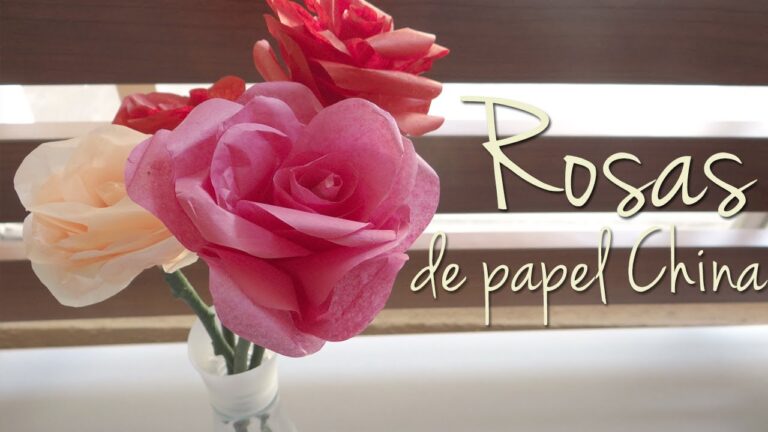 Guía Práctica para Hacer Rosas de Papel China