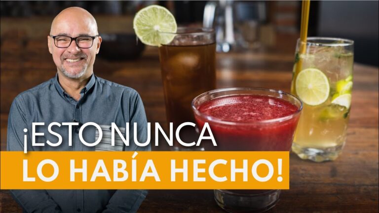 Coctel Refrescante de Ron Blanco y Jugo de Limón
