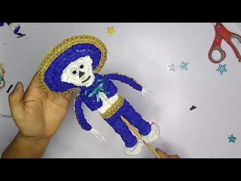 Guía Fácil para Hacer un Catrín de Papel Crepé