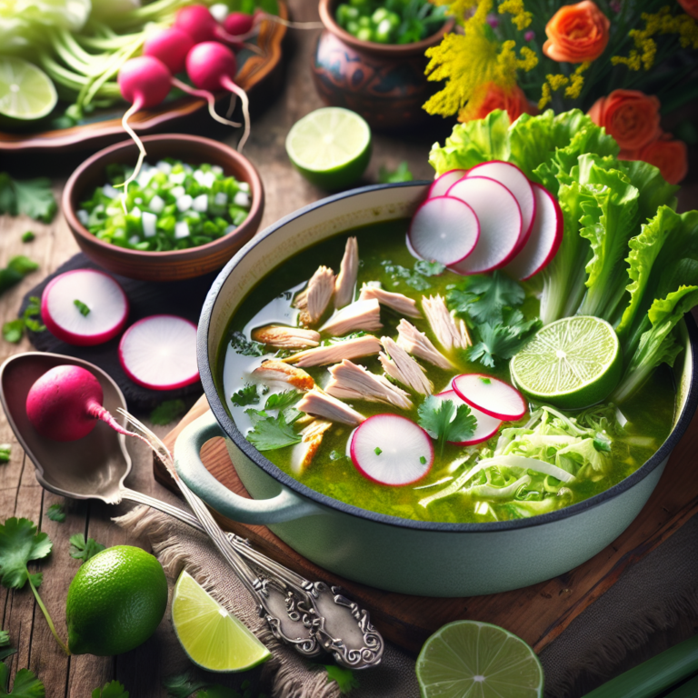 C&oacute;mo Preparar el Pozole Verde de Pollo: Receta Tradicional y Sabrosa