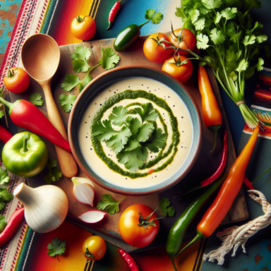 Deliciosa Receta de Crema Vegetal al Estilo Mexicano – Perfecta para Tus Platillos