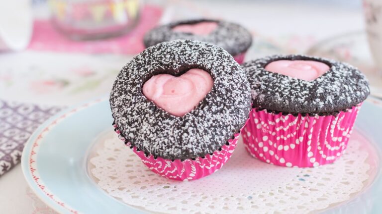 Cupcakes Sencillos para San Valentín