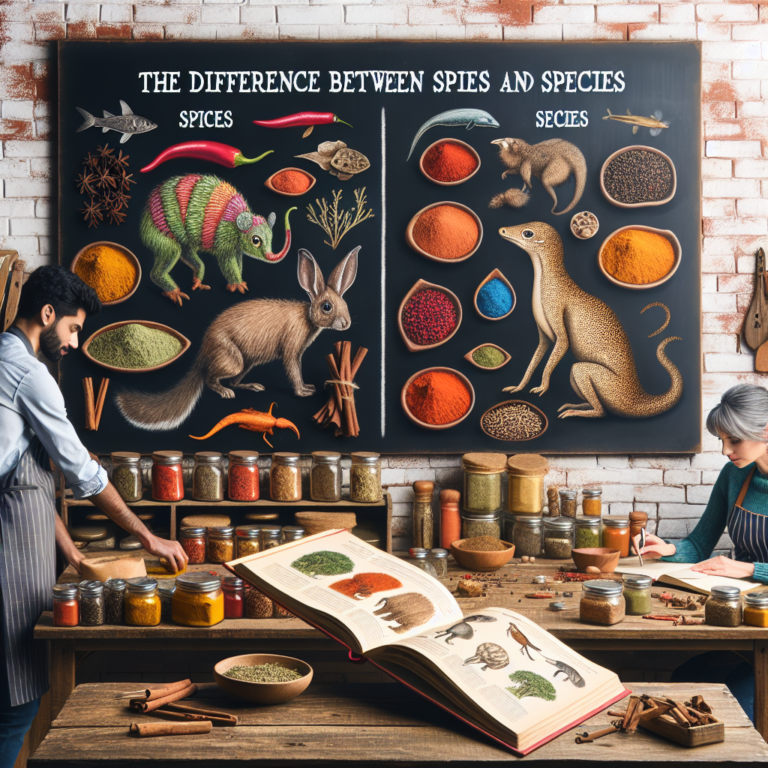 diferencia entre especias y especies