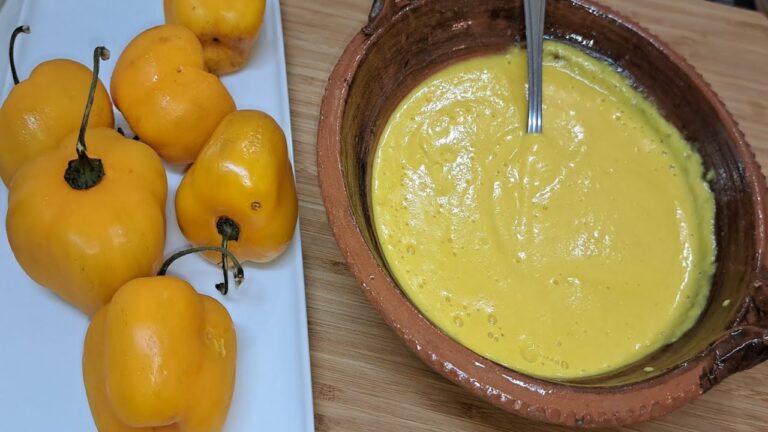 Deliciosa Receta de Salsa de Chile Manzano Amarillo: Perfecta para ...