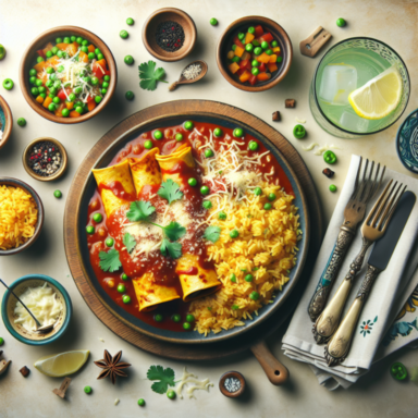 Deliciosas Enchiladas con Arroz: La Receta F&aacute;cil y R&aacute;pida que Debes Probar