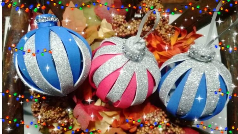 Creación de Esferas Navideñas de Fomi Espumoso | Actualizado julio 2026