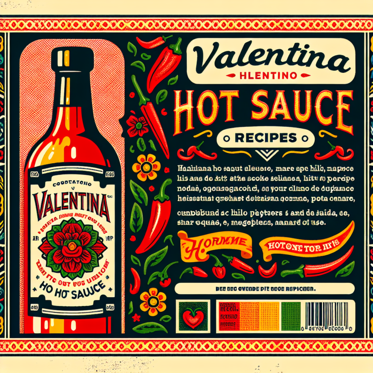 Todo sobre la Etiqueta de la Salsa Valentina: Ingredientes, Historia y Recetas Deliciosas
