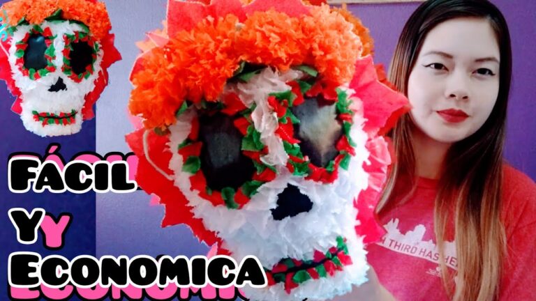 Diseño y Creación de una Piñata de Calavera Mexicana