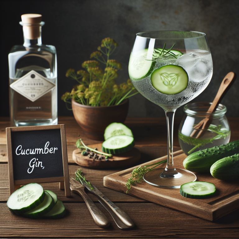 Refrescante Gin de Pepino: La Mejor Receta para Disfrutar en Casa