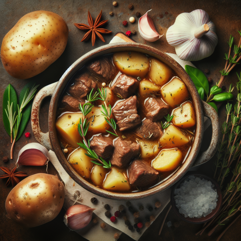 Delicioso Guisado de Res con Papas: Receta Fácil y Rápida