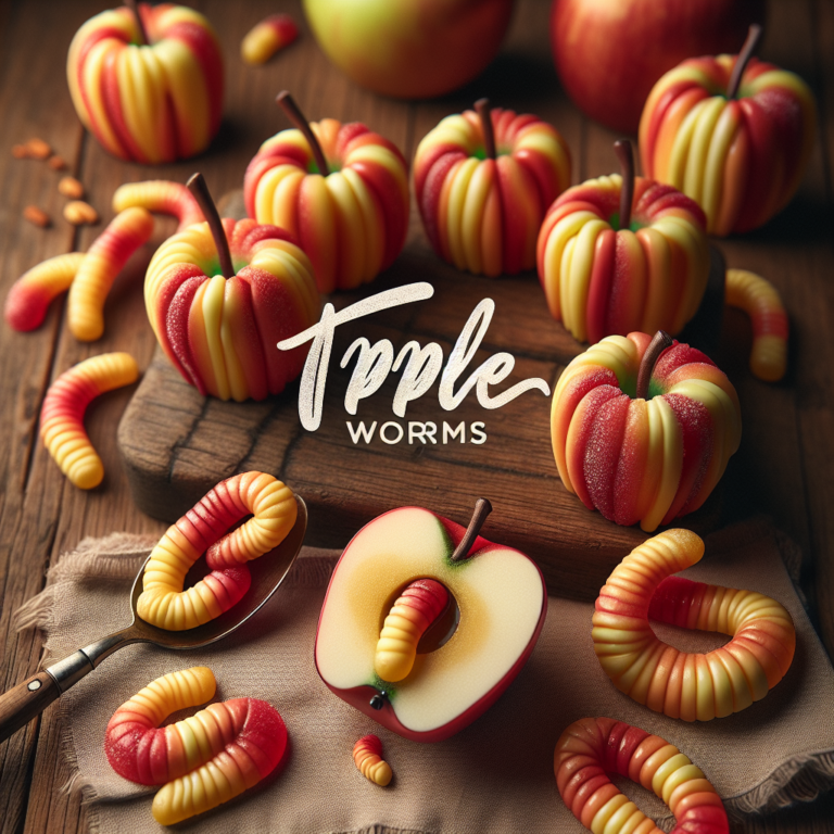 Deliciosos Gusanos de Manzana: Receta Fácil y Divertida para Niños
