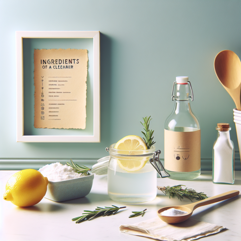 Ingredientes de un Limpiador Casero: Receta Efectiva y Ecológica