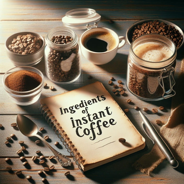 Descubre los Ingredientes del Café Instantáneo: Todo lo que Necesitas Saber
