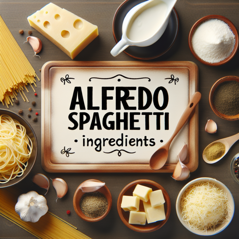 Descubre los Ingredientes Clave para un Delicioso Espagueti Alfredo: Receta F&aacute;cil y R&aacute;pida
