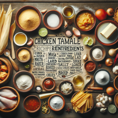 Ingredientes para Tamales de Pollo: Receta Fácil y Deliciosa
