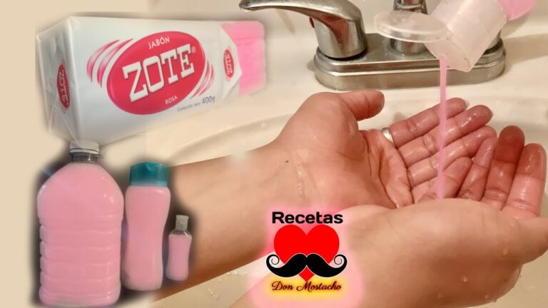 Cómo Hacer Jabón Líquido con Zote de Manera Sencilla
