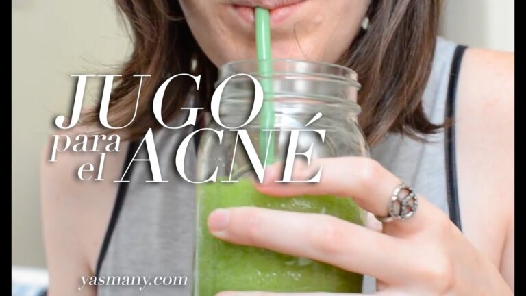 Jugos Naturales para Combatir el Acné Rápidamente
