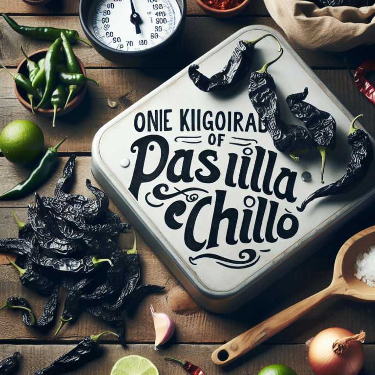Deliciosa Receta con Kilo de Chile Pasilla: &iexcl;Sazona tus Platillos!