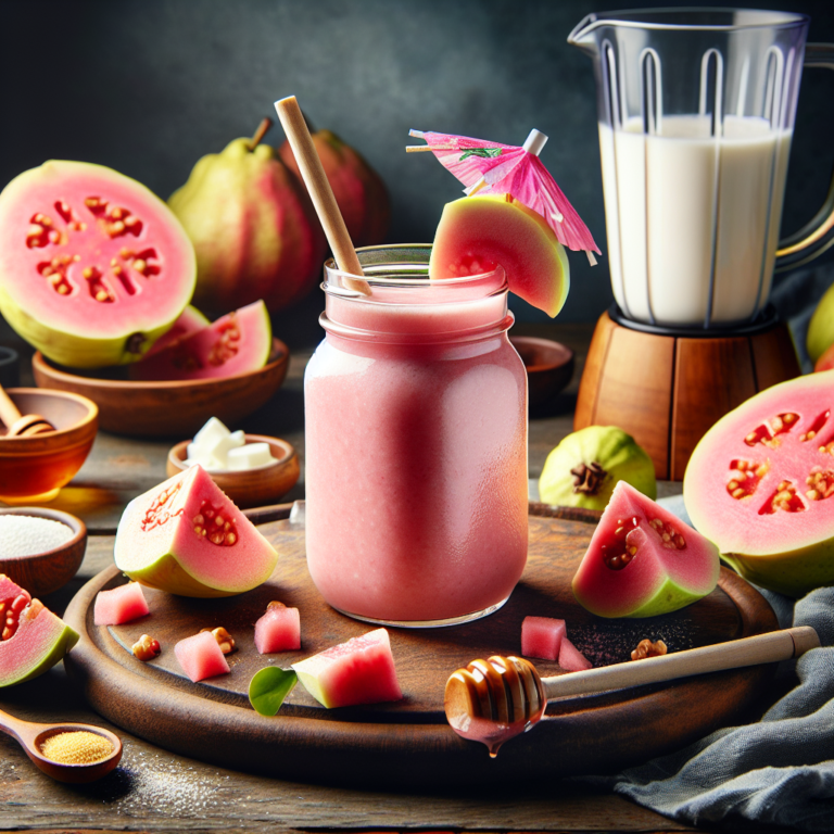 Delicioso Licuado de Guayaba: Receta Fácil y Nutritiva