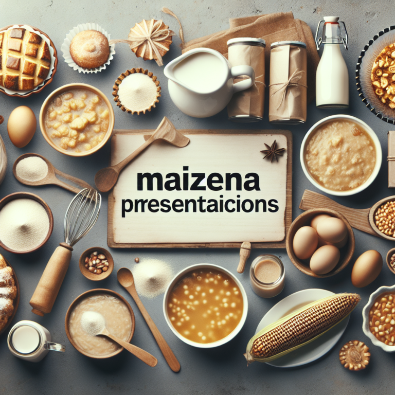 Deliciosas Presentaciones con Maizena: Recetas Fáciles y Creativas