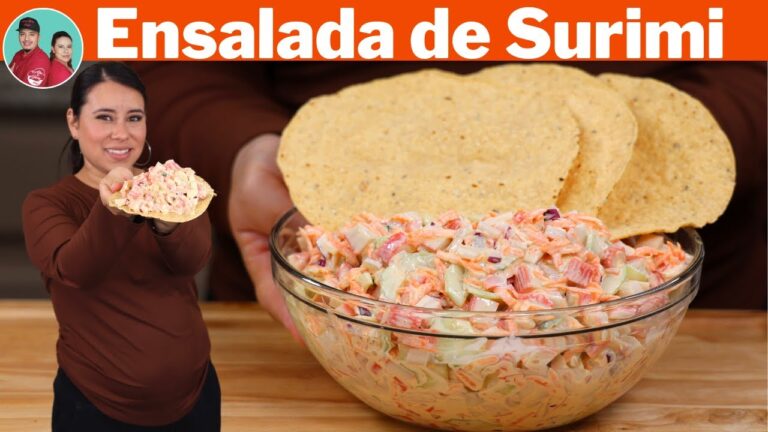 Delicias de Tostadas: Preparaci&oacute;n de Surimi Perfecto