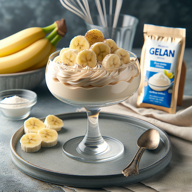 Deliciosa Mousse de Pl&aacute;tano con Grenetina: Receta F&aacute;cil y R&aacute;pida